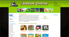 Desktop Screenshot of jatekok-online.hu