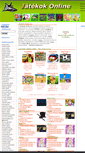 Mobile Screenshot of jatekok-online.hu